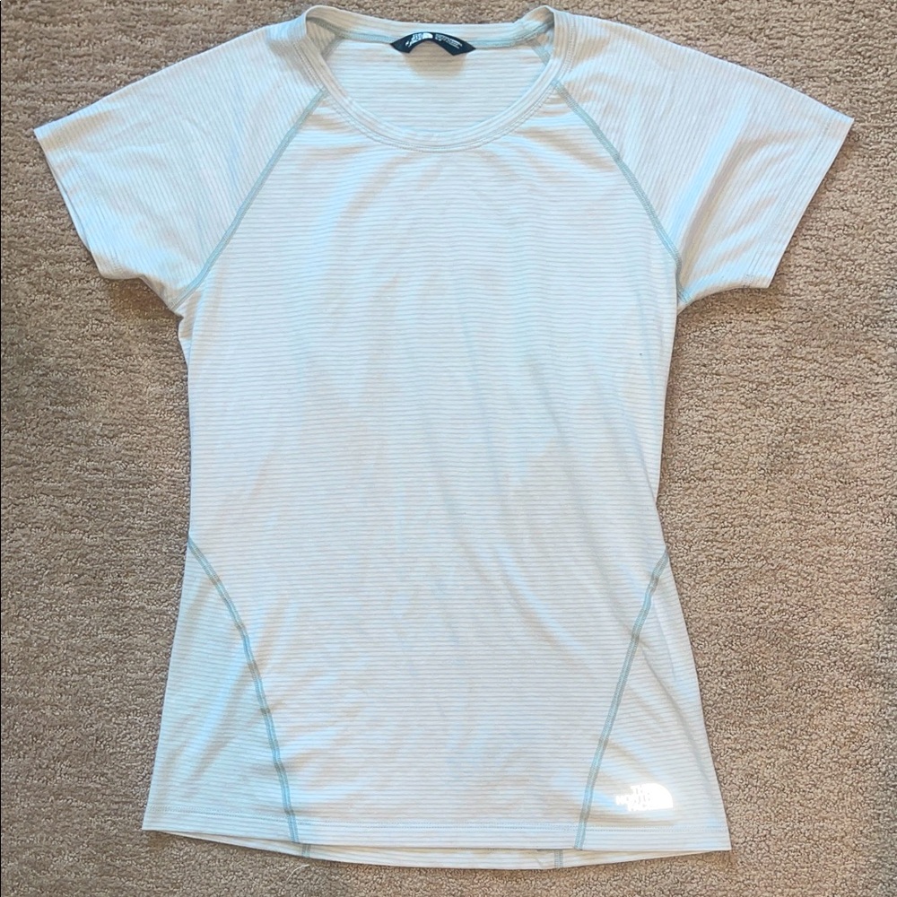 The North Face Women's Light Blue Short Sleeve Tee